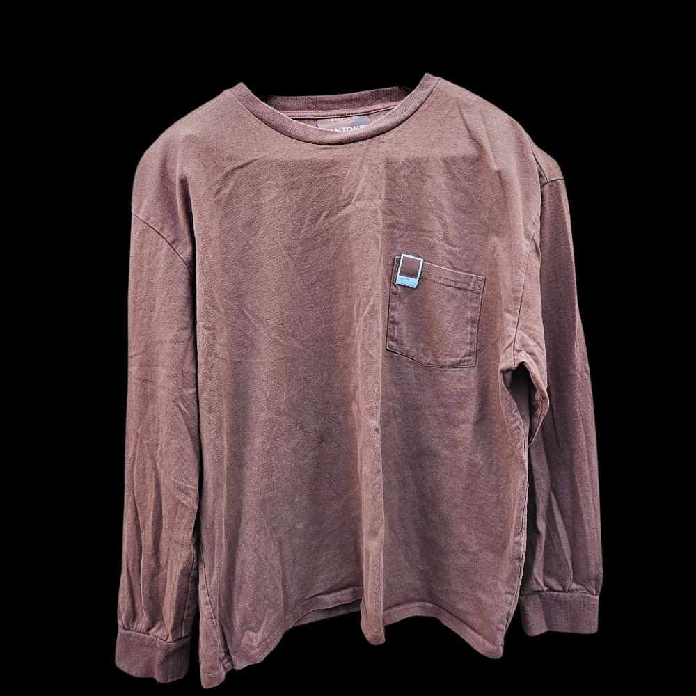 Forever 21 Brown Long Sleeve Shirt Mens Size M